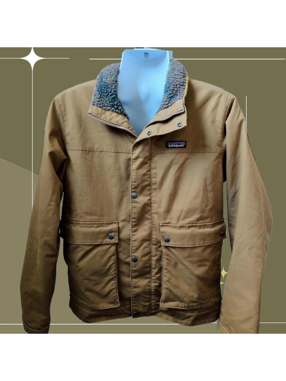 ✨ Men's Patagonia Maple Grove Canvas Jacket Size Medium